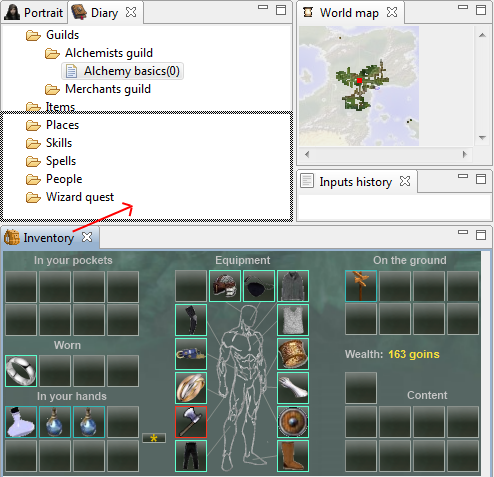 Creating a new area