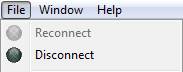 File menu