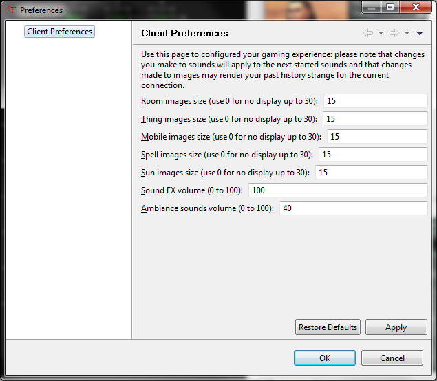 Preferences