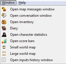 Window menu